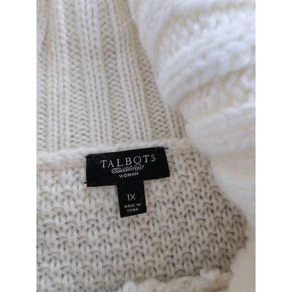 Talbots Turtleneck Alpaca Blend Knit Sweater Women's Size XL Relaxed - Picture 12 of 12